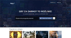 Desktop Screenshot of dogry.pl